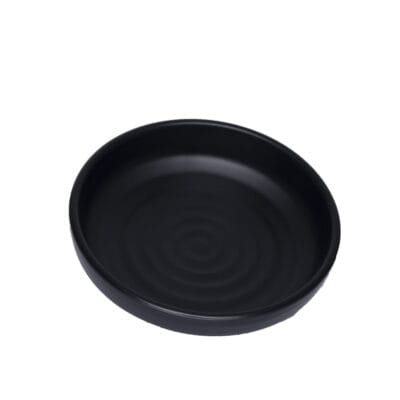 Dĩa Gân Sâu DGS06N Màu Đen Nhám Fataco Melamine