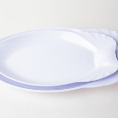 Dĩa Hình Cá DCA27 Fataco Melamine Trắng 2 Cỡ