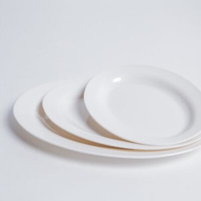 Dĩa Hột Xoài HX607 Fataco Melamine Trắng 3 Cỡ