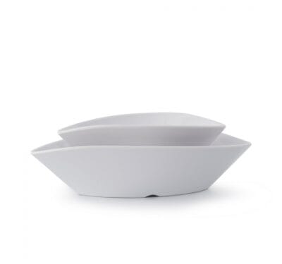Dĩa Lá Sâu DL65 Fataco Melamine Trắng 3 Cỡ