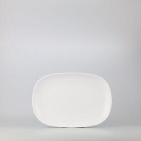 Dĩa Oval Ảo Superware melamine trắng sứ 22.5 x 15.5 x 2.5 cm