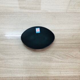 Dĩa Oval DOV64N màu đen nhám Fataco melamine 13.3 x 10 x 1.8cm