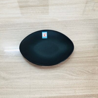 Dĩa Oval DOV65N Màu Đen Nhám Fataco Melamine