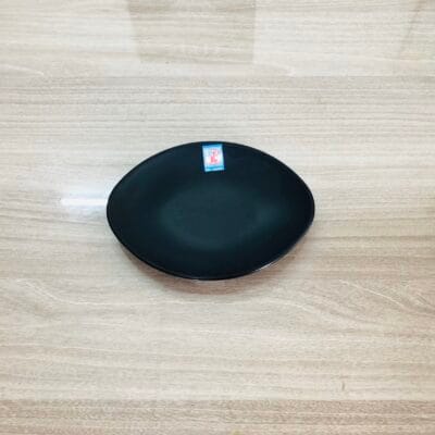 Dĩa Oval DOV66N Màu Đen Nhám Fataco Melamine