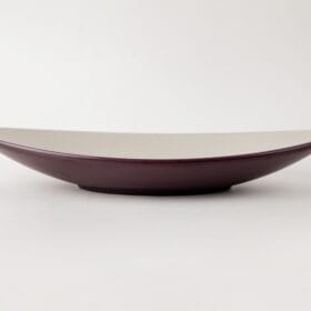 Dĩa Oval Fataco melamine nhám hai lớp 26.2 x 12.8 x 3.3 cm