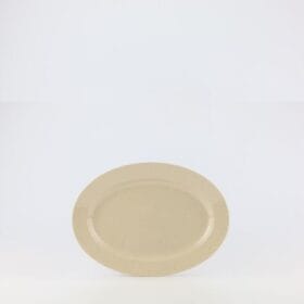 Dĩa Oval Hột Xoài Nhựa Melamine Nâu Đá Superware PV012 - Dĩa Nhựa Melamine Nhà Hàng - Ảnh chính