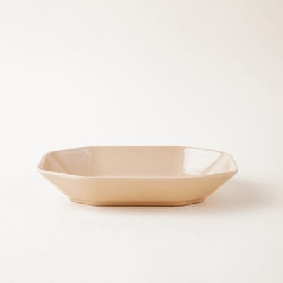 Dĩa Oval Sâu Màu Kem Fataco Melamine