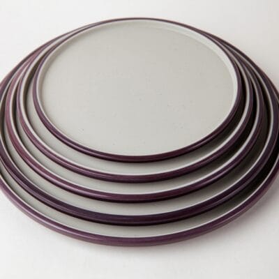 Dĩa Tròn Cạn DT43N Nhám Hai Lớp Fataco Melamine Ø19.5cm