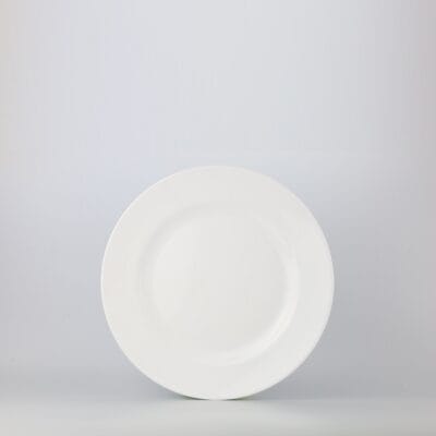 Dĩa Tròn Cạn Superware Melamine Trắng Sứ Đủ 8 Cỡ
