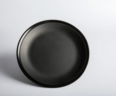 Dĩa Tròn DA 09N Màu Đen Nhám Fataco Melamine