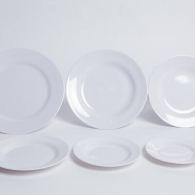 Dĩa Tròn DC66 Fataco Melamine Trắng Nhiều Cỡ