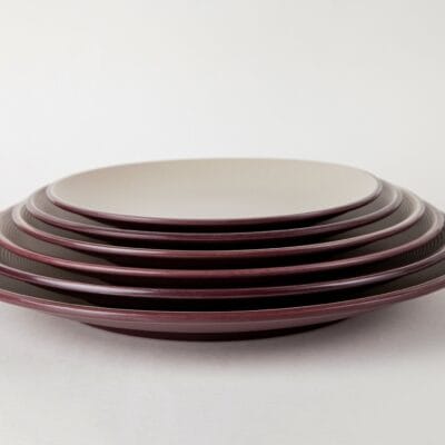 Dĩa Tròn DT32 Nhám Hai Lớp Fataco Melamine 8 Cỡ