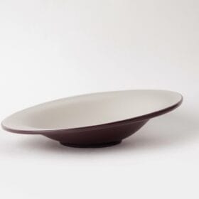 Dĩa Tròn Sâu DS68N Fataco melamine nhám hai lớp 23.6 x 6.1 cm