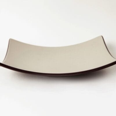 Dĩa Vuông Cong DV266N Nhám Hai Lớp Fataco Melamine 2 Cỡ