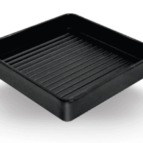 Khay Vuông TV082-7.25 Superware melamine đen nhám 18 x 18 cm