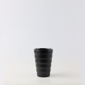 Ly Cao Không Quai CV318 Superware melamine đen nhám 8.5 x 8.5 x 11.5 cm