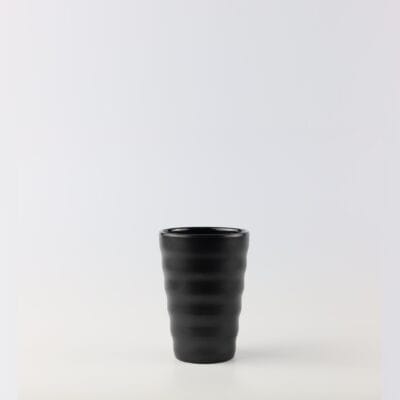 Ly Cao Không Quai CV318 Đen Nhám Superware Melamine 390ml