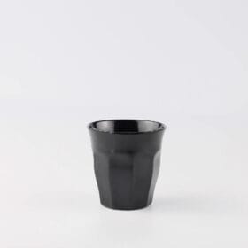 Ly Trà Đá Superware melamine đen bóng 7.5 x 7.5 x 7.5 cm