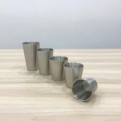 Ly Tròn 2 Lớp Inox 304