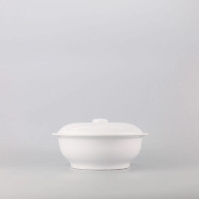Thố Cơm Có Nắp Superware Melamine Trắng Sứ 1180ml