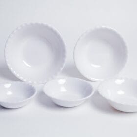 Tô Bèo TB06 Fataco melamine trắng 15.2 x 4.6 cm