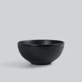 Tô Có Vân BV378 Superware melamine đen nhám 15 x 15 x 7 cm