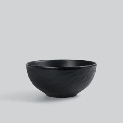 Tô Có Vân BV378 Đen Nhám Superware Melamine 4 Cỡ
