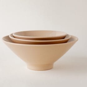 Tô Mì Nhật Fataco melamine màu kem 14.4 x 6.9 cm