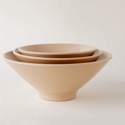 Tô Mì Nhật Màu Kem Fataco Melamine