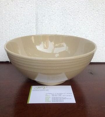 Tô Phở Dày Nhựa Melamine Nâu Đá Superware B759-8 - Bát Tô Phở Bún Hủ Tiếu Dày