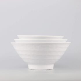 Tô Soup Nhật Superware melamine trắng sứ 16.4 x 16.4 x 7.3 cm