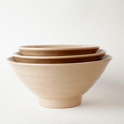 Tô Súp Nhật Màu Kem Fataco Melamine