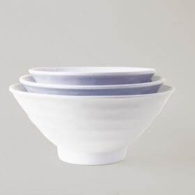 Tô Súp Nhật X87 Fataco melamine trắng Ø 16.2 x 7.2 cm