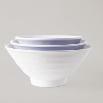 Tô Súp Nhật X87 Fataco Melamine Trắng Ø16.2cm