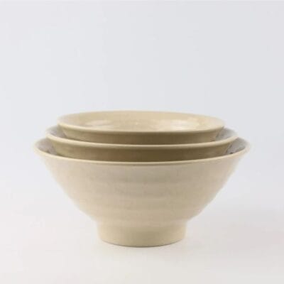 Tô Soup Kiểu Nhật Có Nắp Nhựa Melamine Nâu Đá Superware B032-4.5 - Tô Súp Nhật Bản