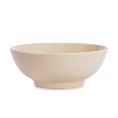 Tô Tròn Cạn Màu Kem Fataco Melamine