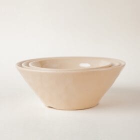 Tô Vân Đá Fataco melamine màu kem Ø 15.2 x 6.1 cm