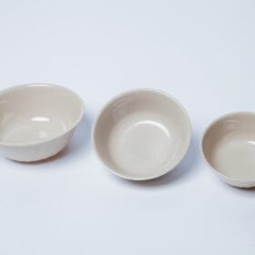 Tô Xoắn Cao Fataco melamine màu kem Ø 14.9 x 5.9 cm