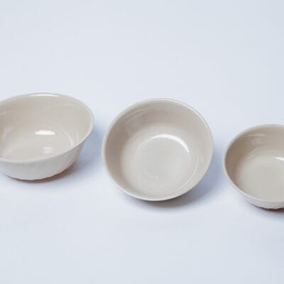 Tô Xoắn Cao Màu Kem Fataco Melamine
