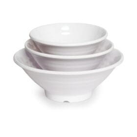 Tô Xoắn X16 Fataco melamine trắng Ø 14.1 x 6.5 cm
