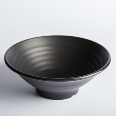 Tô Xoắn Màu Đen Nhám Fataco Melamine