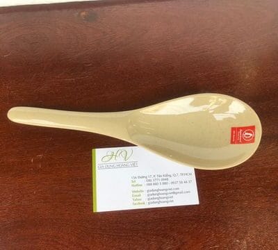Vá Cơm Tròn Nhựa Melamine Nâu Đá Superware SP237 - Muôi Cơm Tròn Melamine
